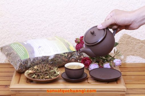 trường thọ với trà sơn mật hồng sâm