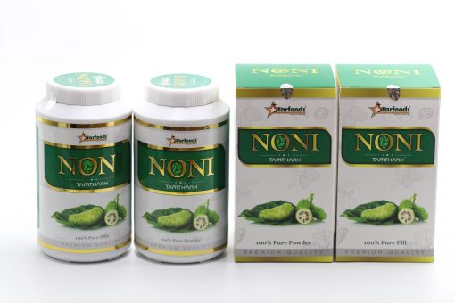 Noni powder - bột nhàu khô nguyên chất đóng hộp khối lượng tịnh 400gram 8